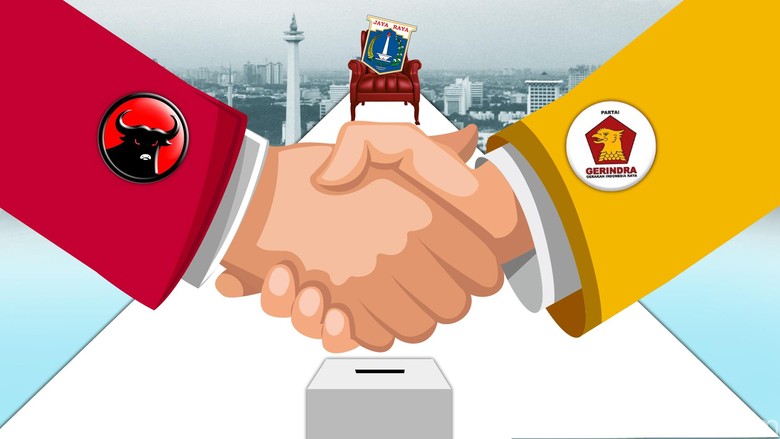 'Putus' di Pilpres 2014, Akankah 'Cinta' Lama PDIP-Gerindra Bersemi Kembali?
