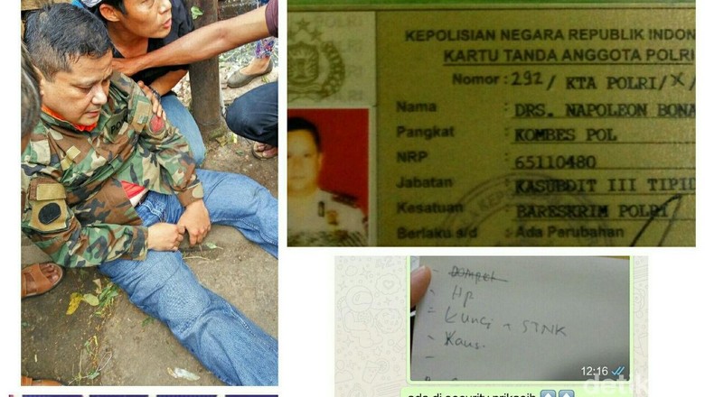 Kondisi Kombes Napoleon yang Jatuh dari Harley Stabil, Alami Fraktur Tulang