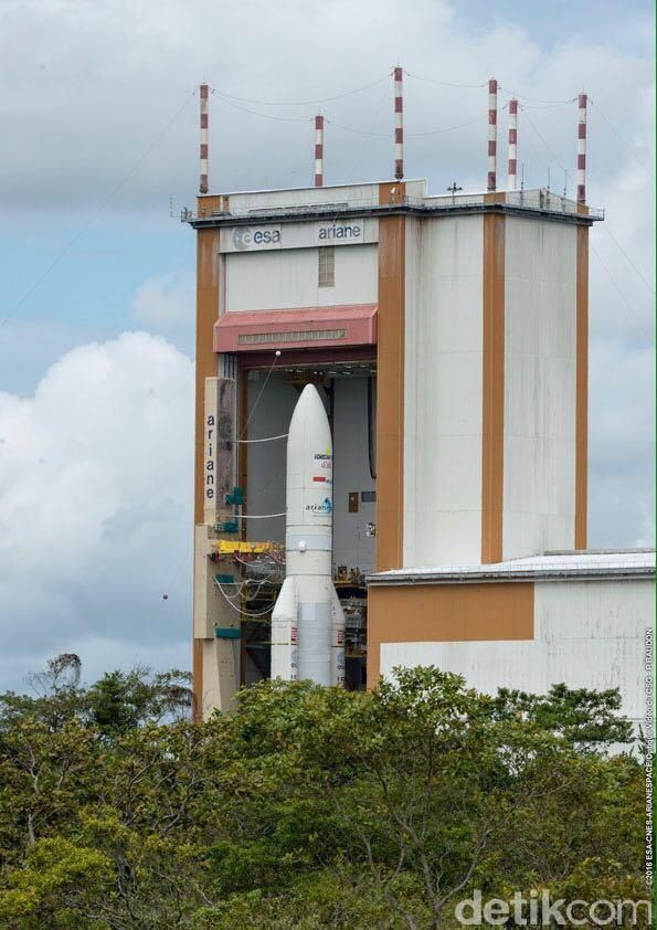 Detik - Detik Peluncuran Satelit BRI-sat "Indonesia Punya Gan"