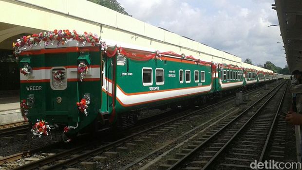 Kereta Made in Madiun Mulai Beroperasi di Bangladesh, Ini Penampakannya