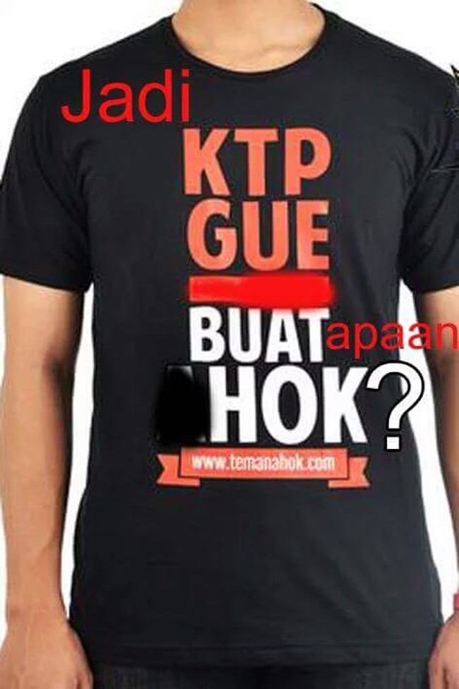 Ramai Meme di Medsos: KTP Gue Buat Apaan, Hok?