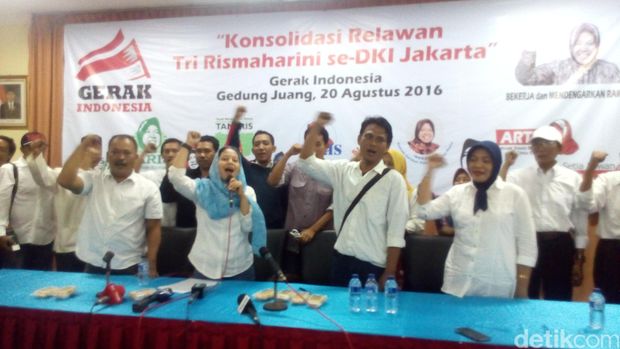 Dukung Risma di Pilgub DKI, Gerak Indonesia Kumpulkan Relawan dari 267 Kelurahan