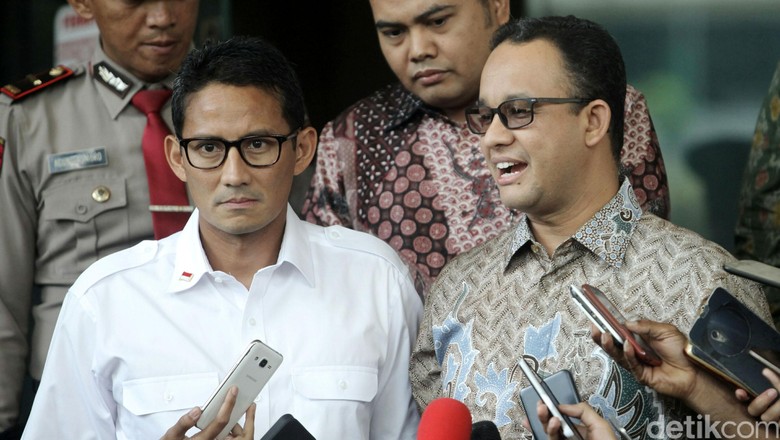 Begini Strategi Timses Anies-Sandi Cari Dana Kampanye