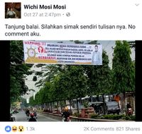 Spanduk Hari Sumpah Pemuda Ini Ramai Dibahas Netizen, Banyak yang Gagal Paham