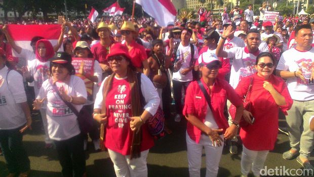 Meriahnya Parade Bhinneka Tunggal Ika, Kibarkan Merah Putih hingga Pesta Kostum