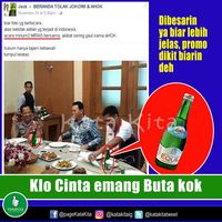 Tentang Foto Botol Equil di Depan Kapolri dan Ahok yang Disangka Miras