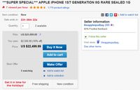 Edan! iPhone Jadul Dijual Seharga Mobil Baru
