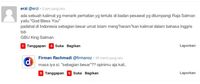"God Bless You" dan "HZ-HM1" di Bodi Pesawat Raja Salman