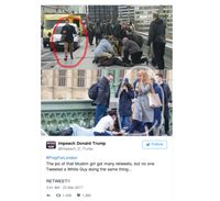 Foto Viral Teror di London yang jadi Kontroversi