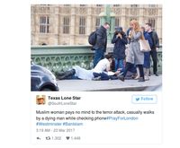Foto Viral Teror di London yang jadi Kontroversi