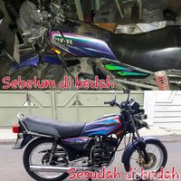 Luar Biasa! Netizen Bantu Perbaiki Motor Butut Driver Ojek Online
