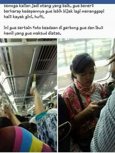 Curhat Kursinya Direbut Ibu Hamil di KRL, Wanita Ini Dikecam Netizen