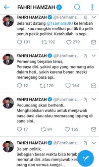 Fahri Hamzah 'Kuliahi' Tsamara Tentang Politik Lewat Twitter