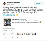 Pamer Mobil Super Mewah, Raffi Ahmad Diingatkan Ditjen Pajak