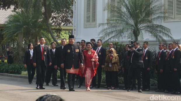 Pertama Kali Setelah Lengser, SBY Hadiri Upacara Kemerdekaan di Istana