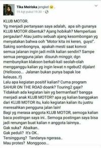 Seorang Biker Jadi Bulan-bulanan Netizen, Kenapa?