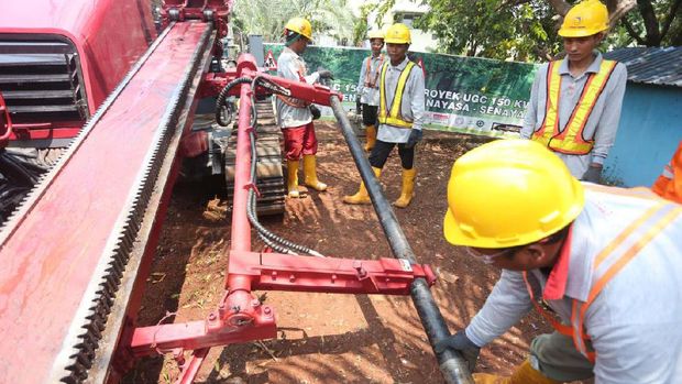 PLN Bikin Jaringan Kabel Listrik Bawah Tanah di Jakarta