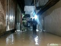 Jl Kemang Timur XI Sempat Banjir 70 Cm, Kini Mulai Surut