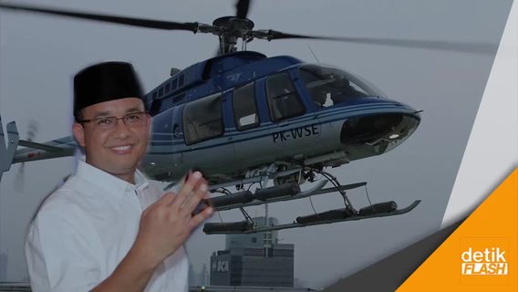 Bukan Gaya2an Anies Baswedan Naik Helikopter Temui Ahok di Balai Kota