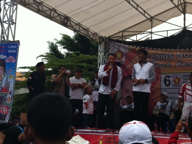 Kampanye di Tj Priok, Keponakan Prabowo Janjikan Naik Haji Gratis