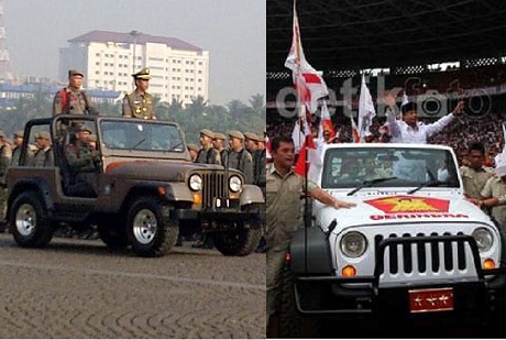 Bedanya Jokowi Dan Prabowo Kala Naik Jeep...