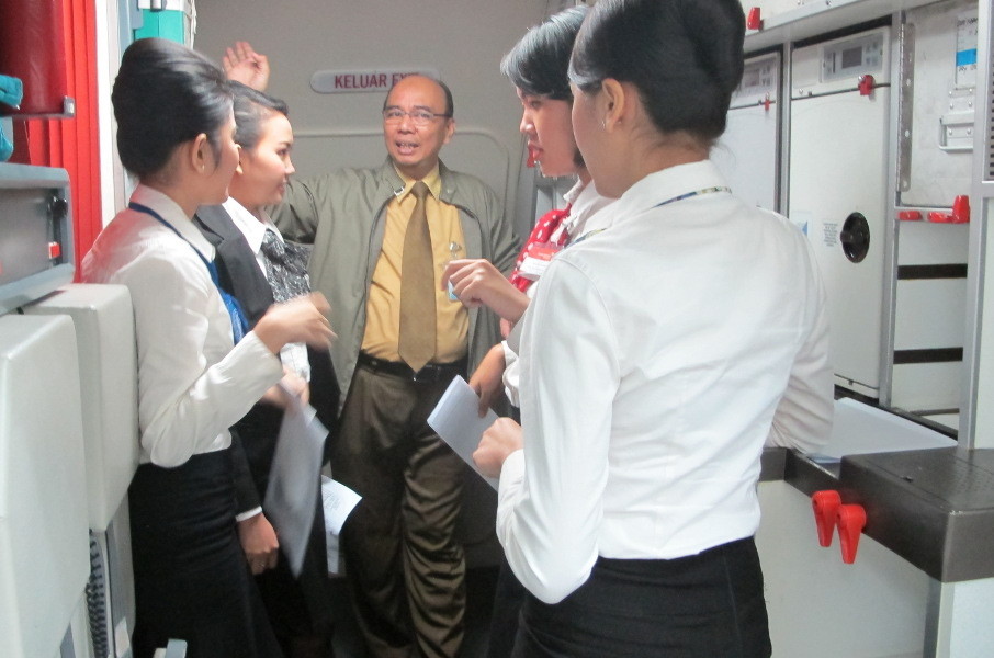 Mengintip Tempat Latihan Pramugari Garuda Indonesia