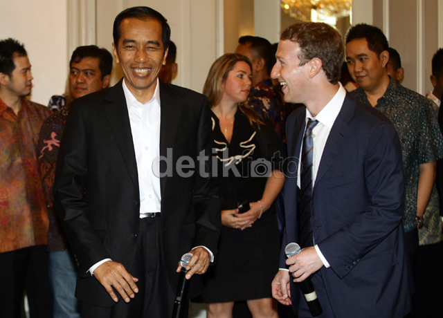 Jokowi melek IT (internet) menurut Mark Zuckerberg (No Hoax)