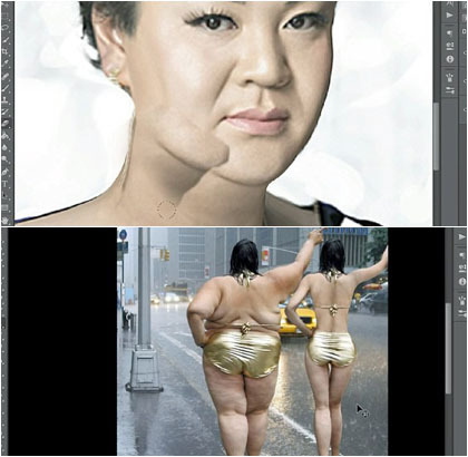 Seperti Ini Caranya Wanita Bisa Langsing Sekejap dengan Diet Photoshop