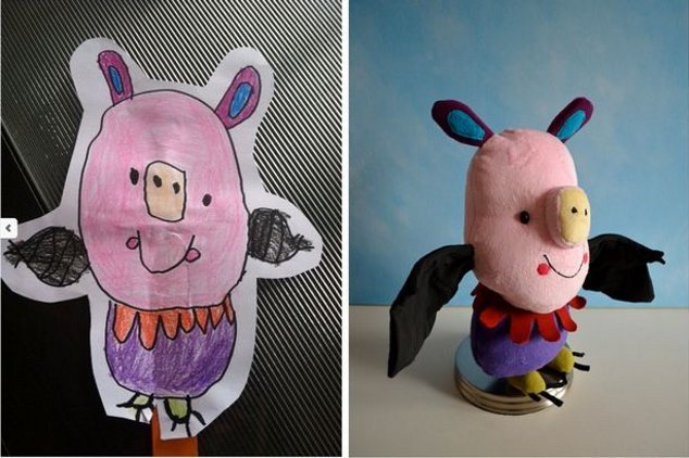 'Child's Own', Ketika Gambar Anak-anak Dijadikan Boneka Sungguhan 
