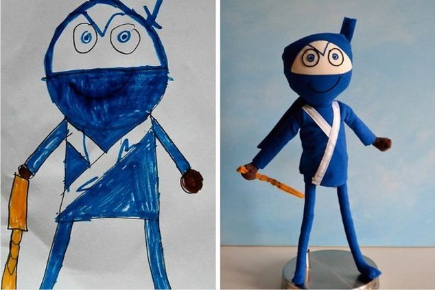 'Child's Own', Ketika Gambar Anak-anak Dijadikan Boneka Sungguhan 