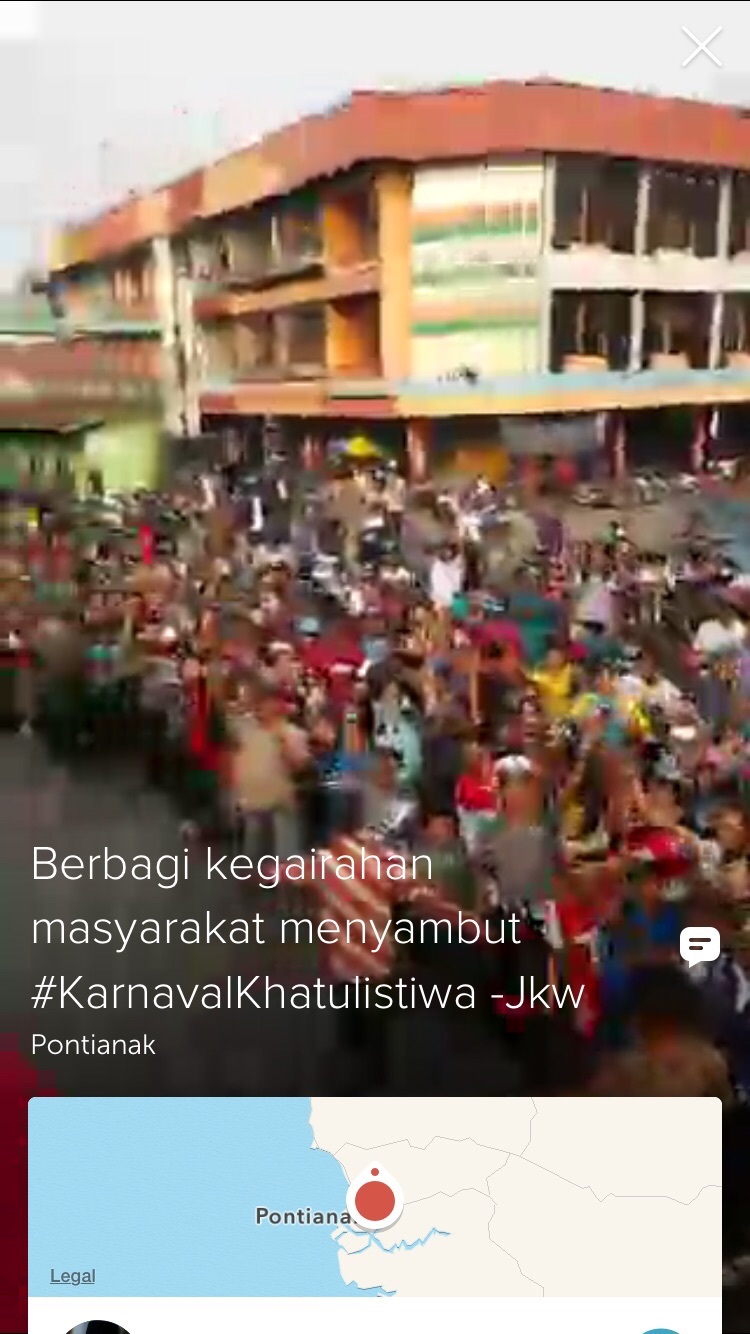 Jokowi Jadi Reporter di Periscope