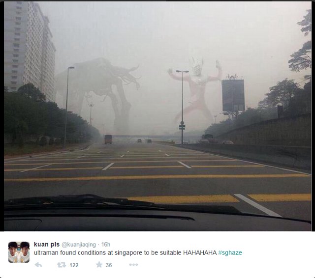 Kumpulan MEME lucu Netizen Singapore tentang kabut asap yang bikin ngakak gan...