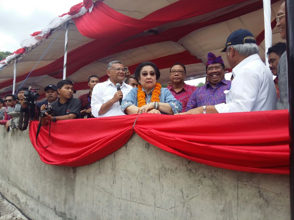 Waduk Terbesar di Bali Diresmikan Megawati
