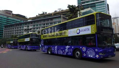  Bus Pariwisata Tingkat City Tour Jakarta Siap Beroperasi Hari ini