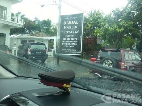 Dijual Masjid Rp 1 Juta/M2, Mau?