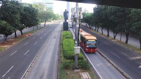 Hari Pencoblosan Jalanan Di Jakarta Sepi