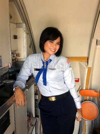 Yuk, Kenalan dengan Pramugari VVIP Cantik TNI AU