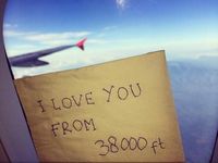 [ PERTANDAKAH?? ] I Love You dari 38 Ribu Kaki - AirAsia QZ8501 naik ke 38 Ribu Kaki