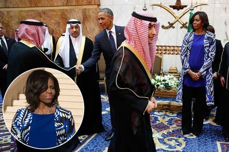 Tidak Tutup Aurat, Gambar Michelle Obama Kena 'Sensor' TV Arab Saudi