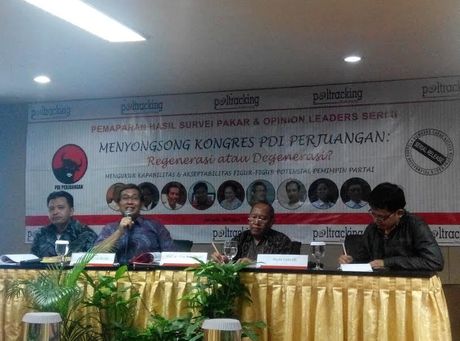 Survei Pakar Poltracking: Jokowi Caketum PDIP Paling Potensial, Mega Urutan 7