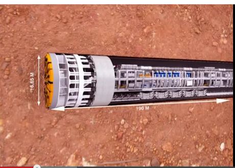 Melihat Kecanggihan Bor Raksasa MRT yang akan Melubangi Perut Jl Sudirman