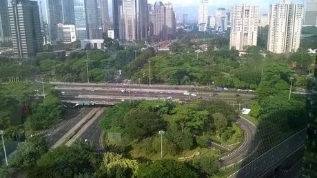 &#91;FOTO&#93; Seperti Ini Wujud Jalur Protokol di Jakarta Kala Delegasi KAA Lewat