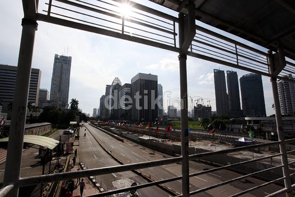 &#91;FOTO&#93; Seperti Ini Wujud Jalur Protokol di Jakarta Kala Delegasi KAA Lewat