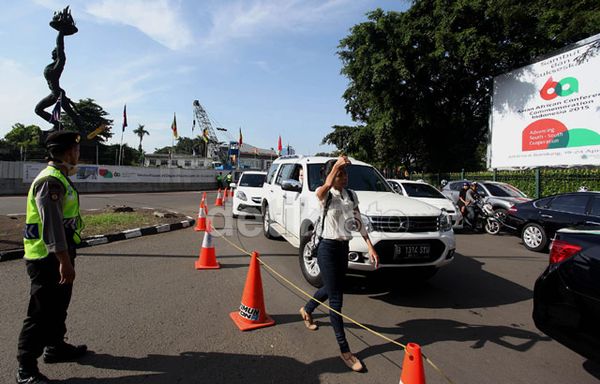 &#91;FOTO&#93; Seperti Ini Wujud Jalur Protokol di Jakarta Kala Delegasi KAA Lewat