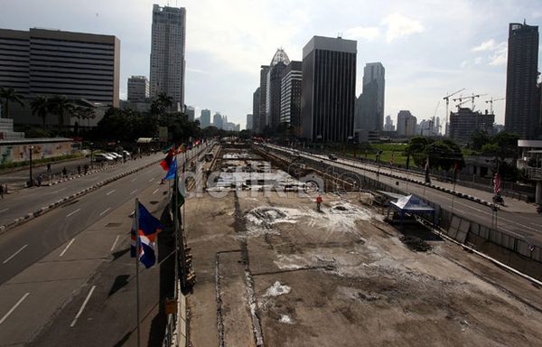 &#91;FOTO&#93; Seperti Ini Wujud Jalur Protokol di Jakarta Kala Delegasi KAA Lewat