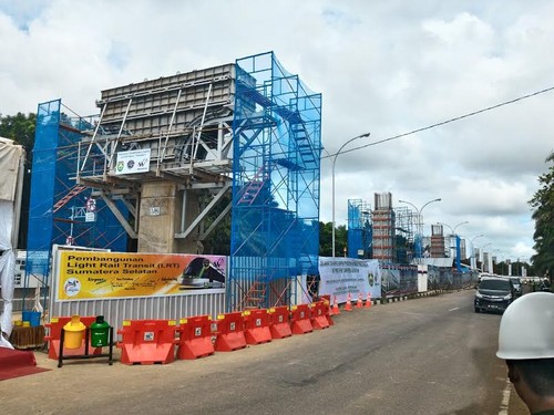Maju Dari Target, Proyek LRT Palembang Selesai Januari 2018