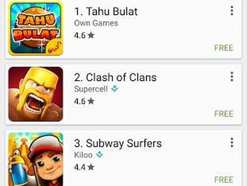 Tahu Bulat Gulingkan Clash of Clans