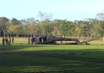 2 hurt as Air Force chopper crashes in Cagayan de Oro