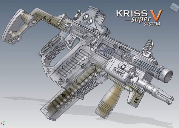 Kriss Vector, SMG Berbentuk Futuristik Dengan Filosofi Nama Senjata Tradisonal Jawa