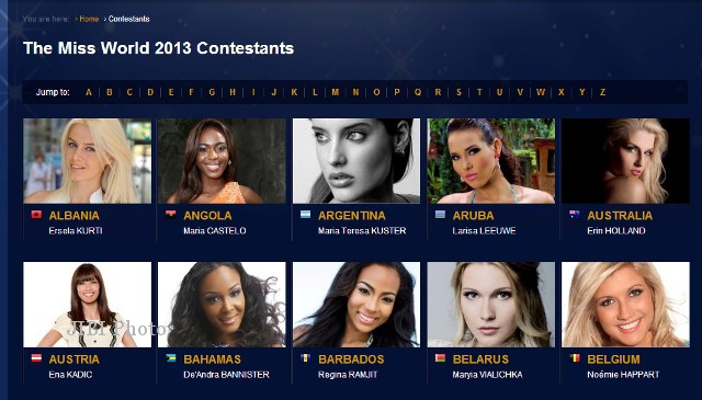 131 Kontestan Miss World 2013 di Bali